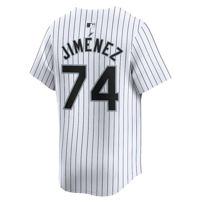 Eloy Jimenez 74 Chicago White Sox Home Limited Player Men Jersey - White