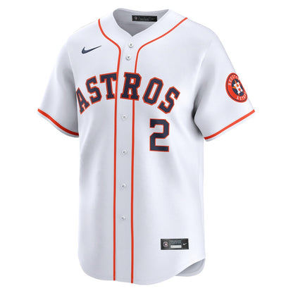 Alex Bregman 2 Houston Astros Home Limited Player Men Jersey - White