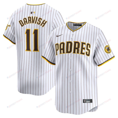 Yu Darvish 11 San Diego Padres Home Limited Men Jersey - White