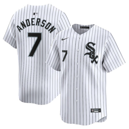 Tim Anderson 7 Chicago White Sox Home Limited Player Men Jersey - White