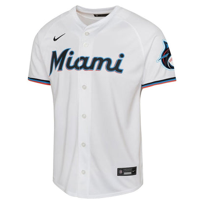 Jazz Chisholm 2 Miami Marlins Home Limited Player YOUTH Jersey - White