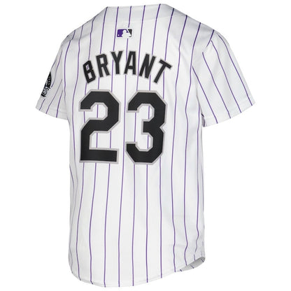 Kris Bryant 23 Colorado Rockies Home Limited Player YOUTH Jersey - White