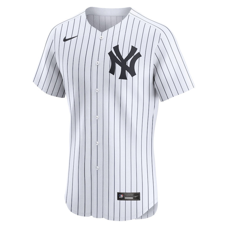 Jasson Dominguez 89 New York Yankees Home Elite Player Men Jersey - White