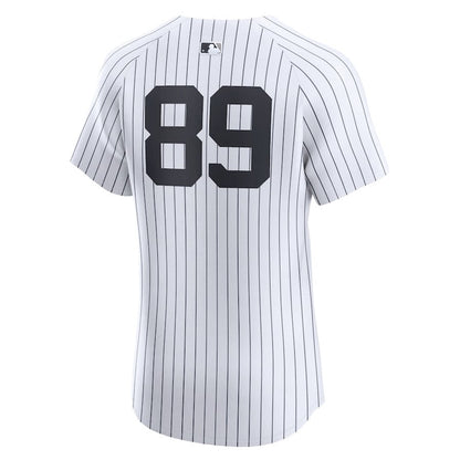 Jasson Dominguez 89 New York Yankees Home Elite Player Men Jersey - White