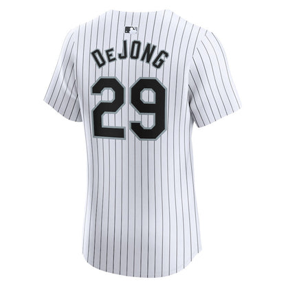 Paul DeJong 29 Chicago White Sox Home Elite Player Men Jersey - White
