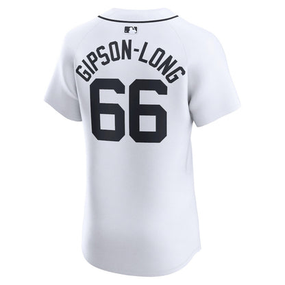 Sawyer Gipson-Long 66 Detroit Tigers Home Elite Player Men Jersey - White