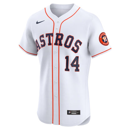 Mauricio Dubon 14 Houston Astros Home Elite Player Men Jersey - White