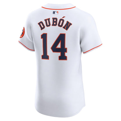 Mauricio Dubon 14 Houston Astros Home Elite Player Men Jersey - White
