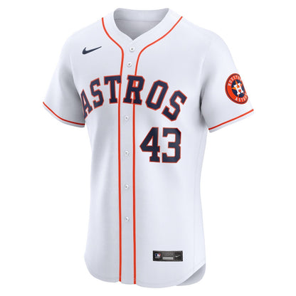 Lance McCullers Jr. 43 Houston Astros Home Elite Player Men Jersey - White