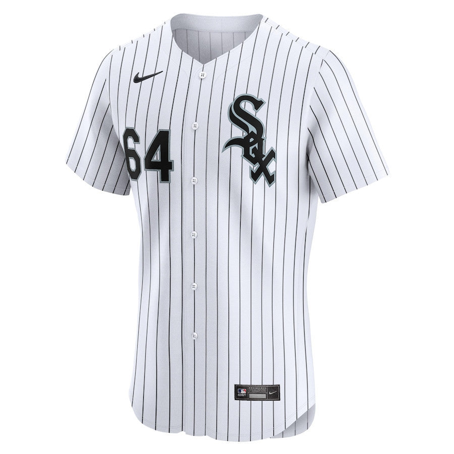 Deivi Garcia 64 Chicago White Sox Home Elite Player Men Jersey - White