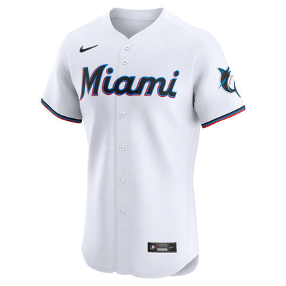Eury Perez 39 Miami Marlins Home Elite Player Men Jersey - White