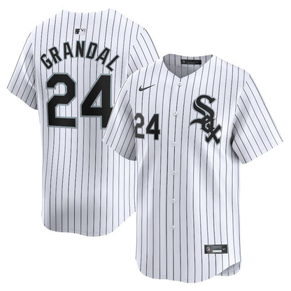 Yasmani Grandal 24 Chicago White Sox Home Limited Player Men Jersey - White