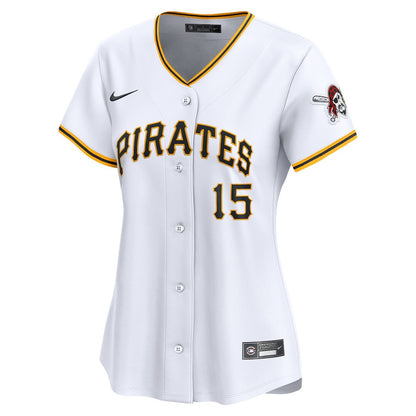Oneil Cruz 15 Pittsburgh Pirates Women Home Limited Player Jersey - White