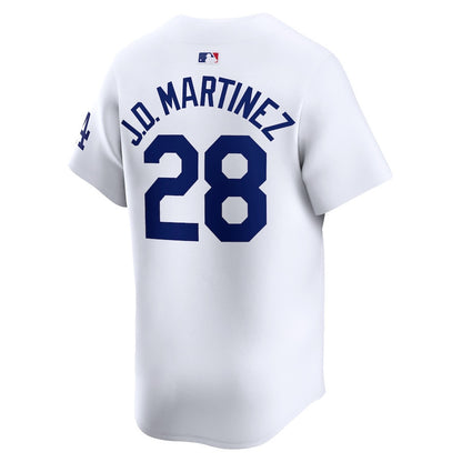 J.D. Martinez 28 Los Angeles Dodgers Home Limited Player Men Jersey - White