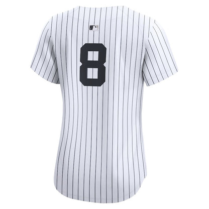 Yogi Berra 8 New York Yankees Women Home Limited Player Jersey - White