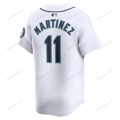 Edgar Martinez 11 Seattle Mariners Home Limited Player Men Jersey - White