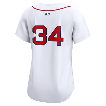David Ortiz 34 Boston Red Sox Women Home Limited Player Jersey - White