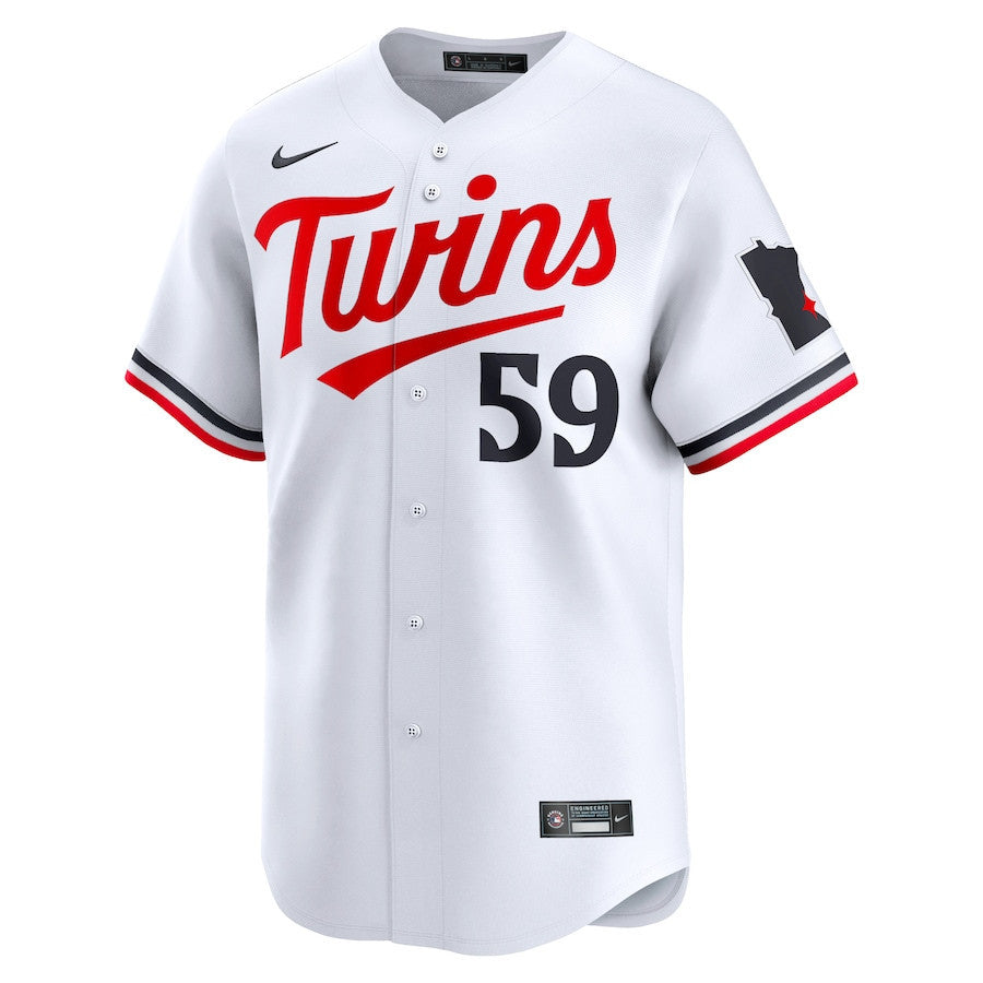 Jhoan Duran 59 Minnesota Twins Home Limited Player Men Jersey - White