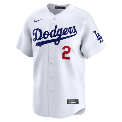 Tommy Lasorda 2 Los Angeles Dodgers Home Limited Player Men Jersey - White