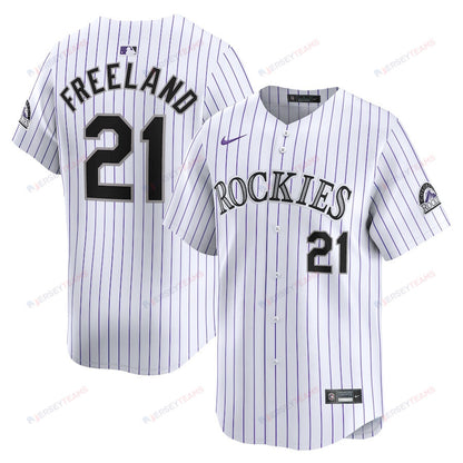 Kyle Freeland 21 Colorado Rockies Home Limited Player Men Jersey - White