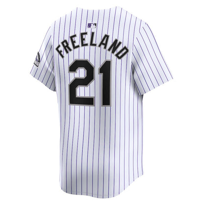 Kyle Freeland 21 Colorado Rockies Home Limited Player Men Jersey - White