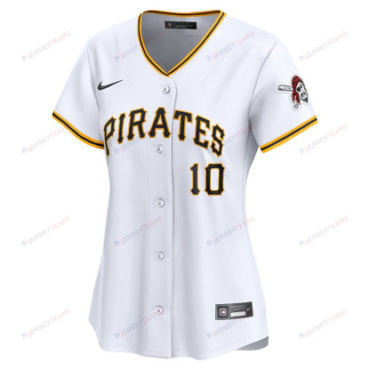 Bryan Reynolds 10 Pittsburgh Pirates Women Home Limited Player Jersey - White