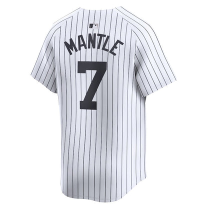 Mickey Mantle 7 New York Yankees Home Limited Player Men Jersey - White