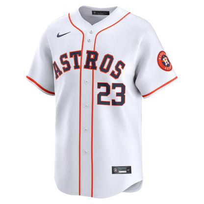Michael Brantley 23 Houston Astros Home Limited Player Men Jersey - White