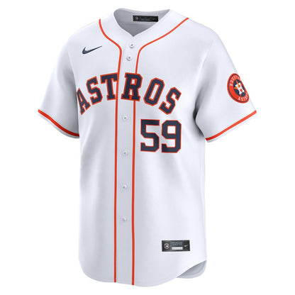 Framber Valdez 59 Houston Astros Home Limited Player Men Jersey - White