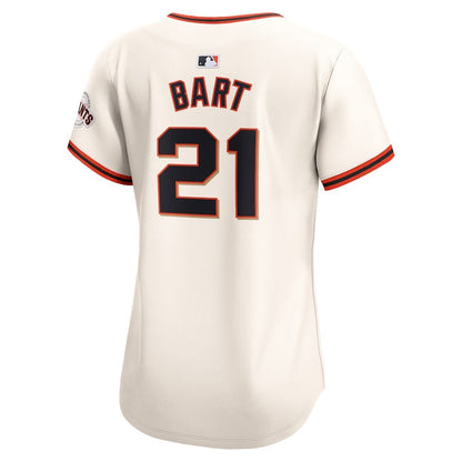 Joey Bart 21 San Francisco Giants Women Home Limited Player Jersey - Cream