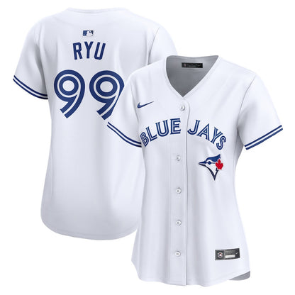 Hyun Jin Ryu 99 Toronto Blue Jays Women Home Limited Player Jersey - White