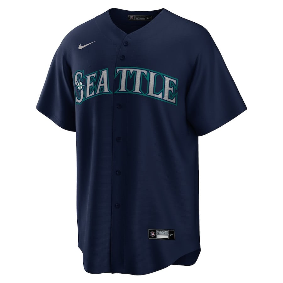 Julio Rodriguez 44 Seattle Mariners Player Men Jersey - Navy