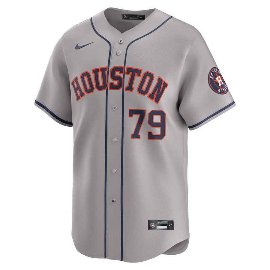 Jose Abreu 79 Houston Astros Away Limited Player Men Jersey - Gray