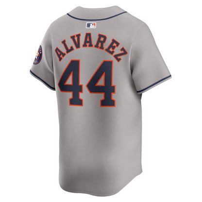Yordan Alvarez 44 Houston Astros Away Limited Player Men Jersey - Gray