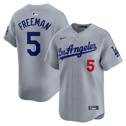 Freddie Freeman 5 Los Angeles Dodgers Away Limited Player Men Jersey - Gray