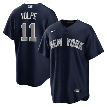 Anthony Volpe 11 New York Yankees Alternate Men Jersey - Navy