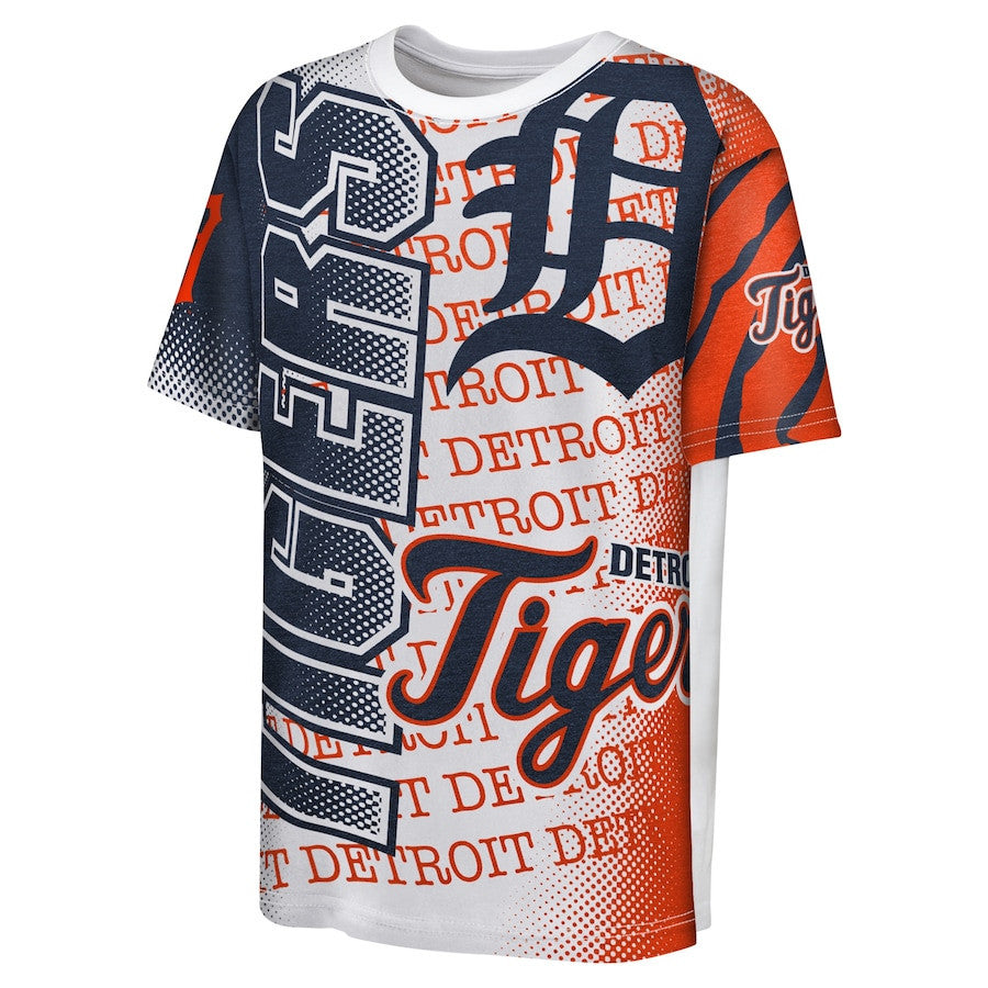 Detroit Tigers Impact Hit Bold T-Shirt - White