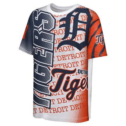 Detroit Tigers Impact Hit Bold T-Shirt - White