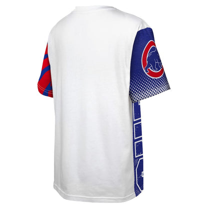 Chicago Cubs Impact Hit Bold T-Shirt - White