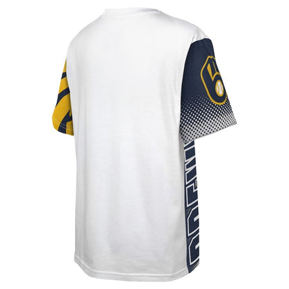 Milwaukee Brewers Impact Hit Bold T-Shirt - White
