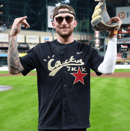 Jeremy Pena 3 Houston Astros Cactus Jack Black Jersey - Men
