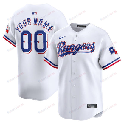 Texas Rangers Home Limited Custom YOUTH Jersey - White