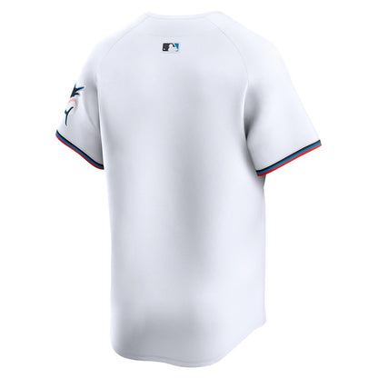 Miami Marlins Home Limited YOUTH Jersey - White