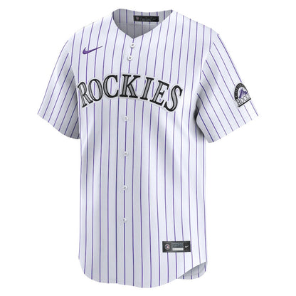 Colorado Rockies Home Limited YOUTH Jersey - White