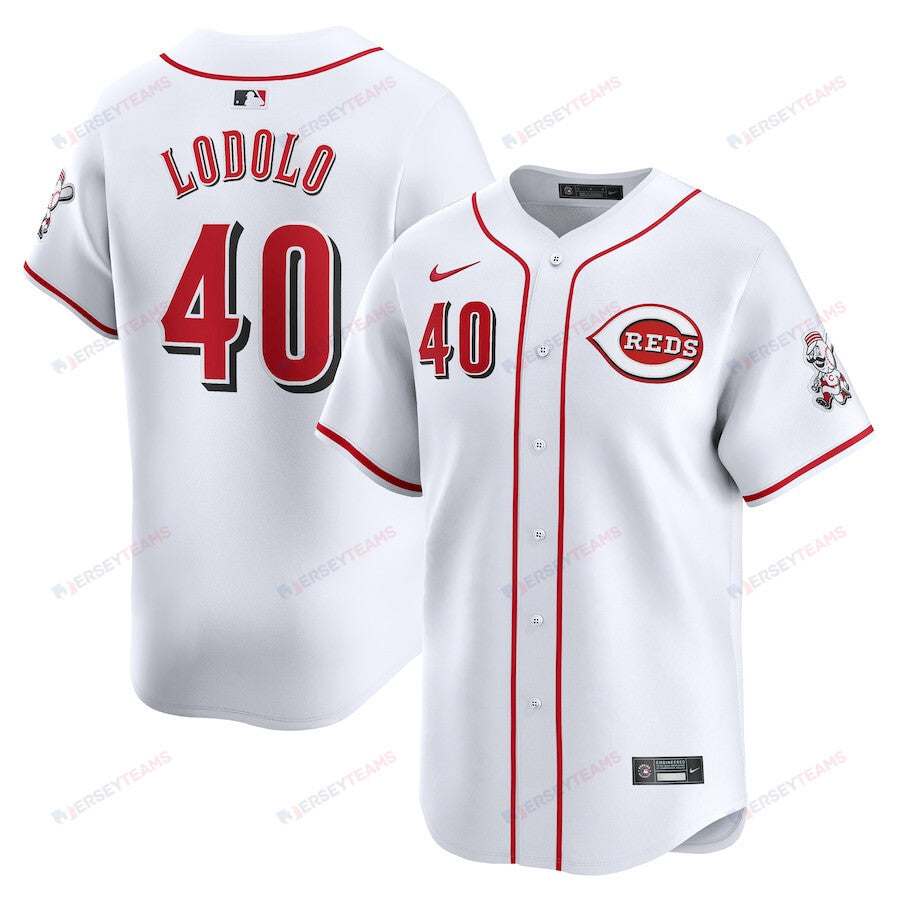 Nick Lodolo 40 Cincinnati Reds Home Limited Men Jersey - White