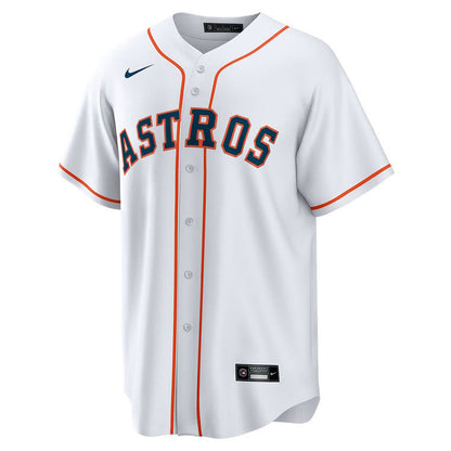 Yainer Diaz 21 Houston Astros Home Men Jersey - White