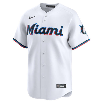 Jesus Luzardo 44 Miami Marlins Home Limited Player Men Jersey - White