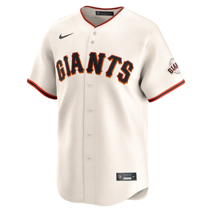 Wilmer Flores 41 San Francisco Giants Home Limited Player Men Jersey - Cream