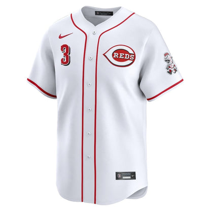 Jeimer Candelario 3 Cincinnati Reds Home Limited Player Men Jersey - White