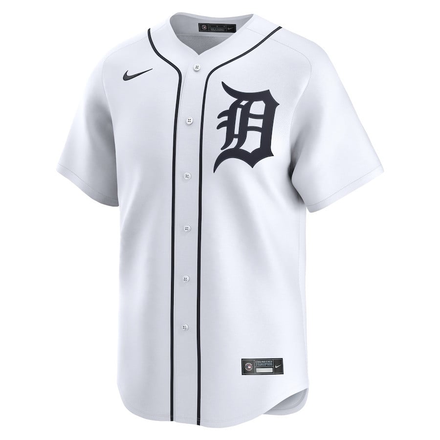 Matt Manning 25 Detroit Tigers Home Limited Player Men Jersey - White